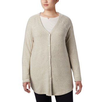 Columbia Ženske Kardigan - By the Hearth Plus Size Krem | TFYK-96781